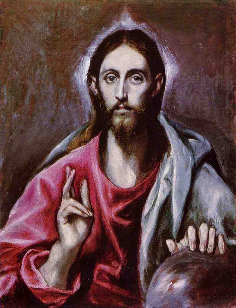 The Redeemer of the world, El Greco
