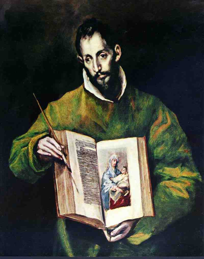 St. Luke as a painter, El Greco