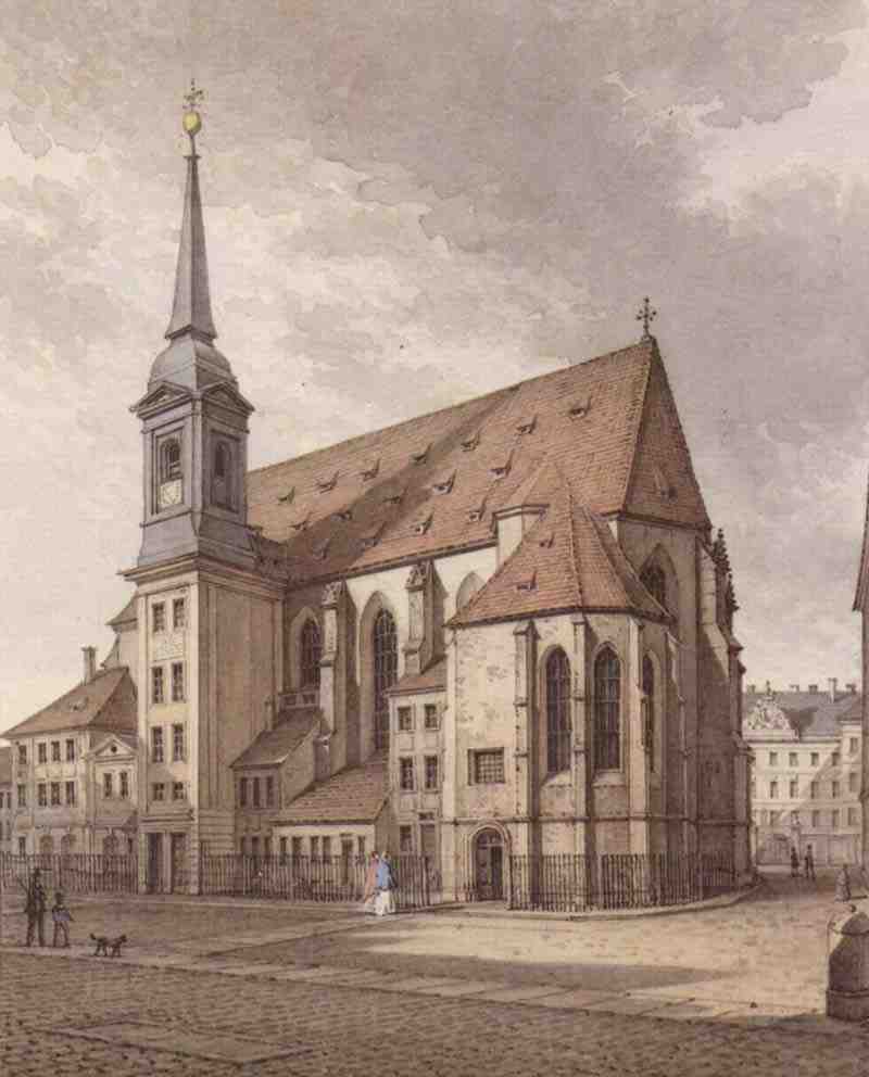 Dresden, Church of St. Sophia from the southeast. Christian Gottlob Hammer