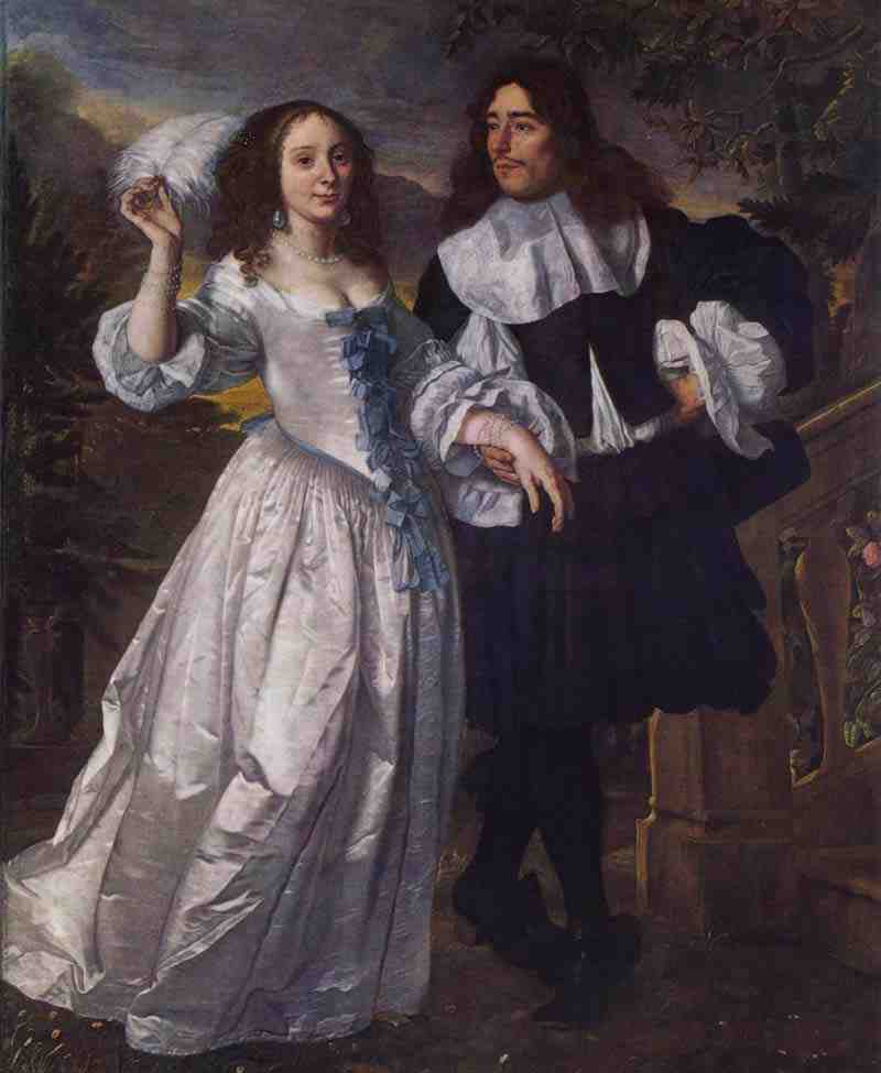 Portrait of a patrician pair. Bartholomeus van der Helst