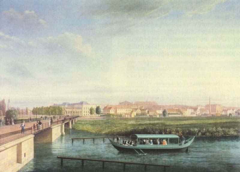 Potsdam, Long Bridge with views of the city, Wilhelm Barth