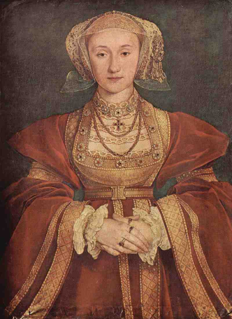 Portrait of Anne of Cleves. Hans Holbein the Younger