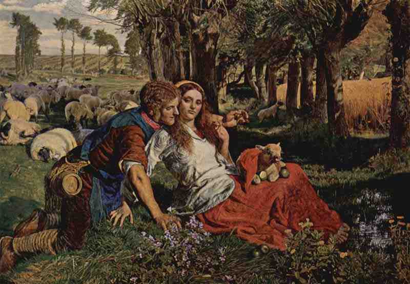 The Hireling Shepherd. William Holman Hunt