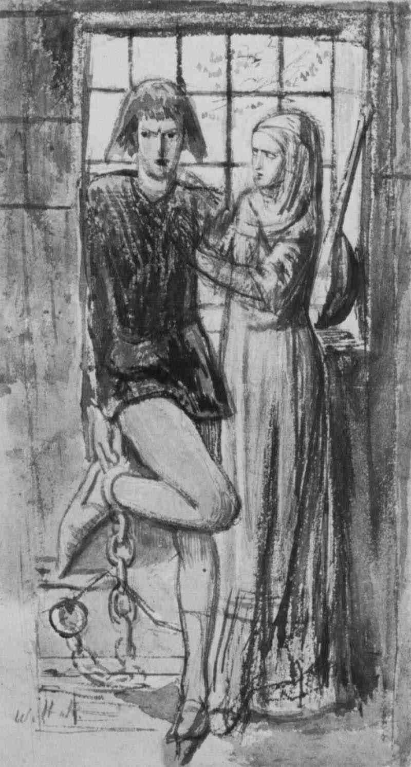 Claudio and Isabella. William Holman Hunt