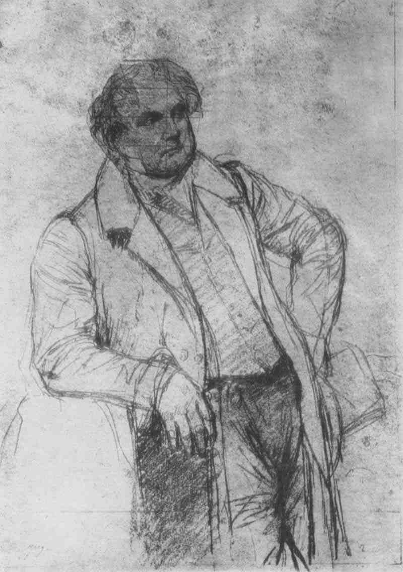 Portrait of Louis-François Bertin the Elder, Jean Auguste Dominique Ingres