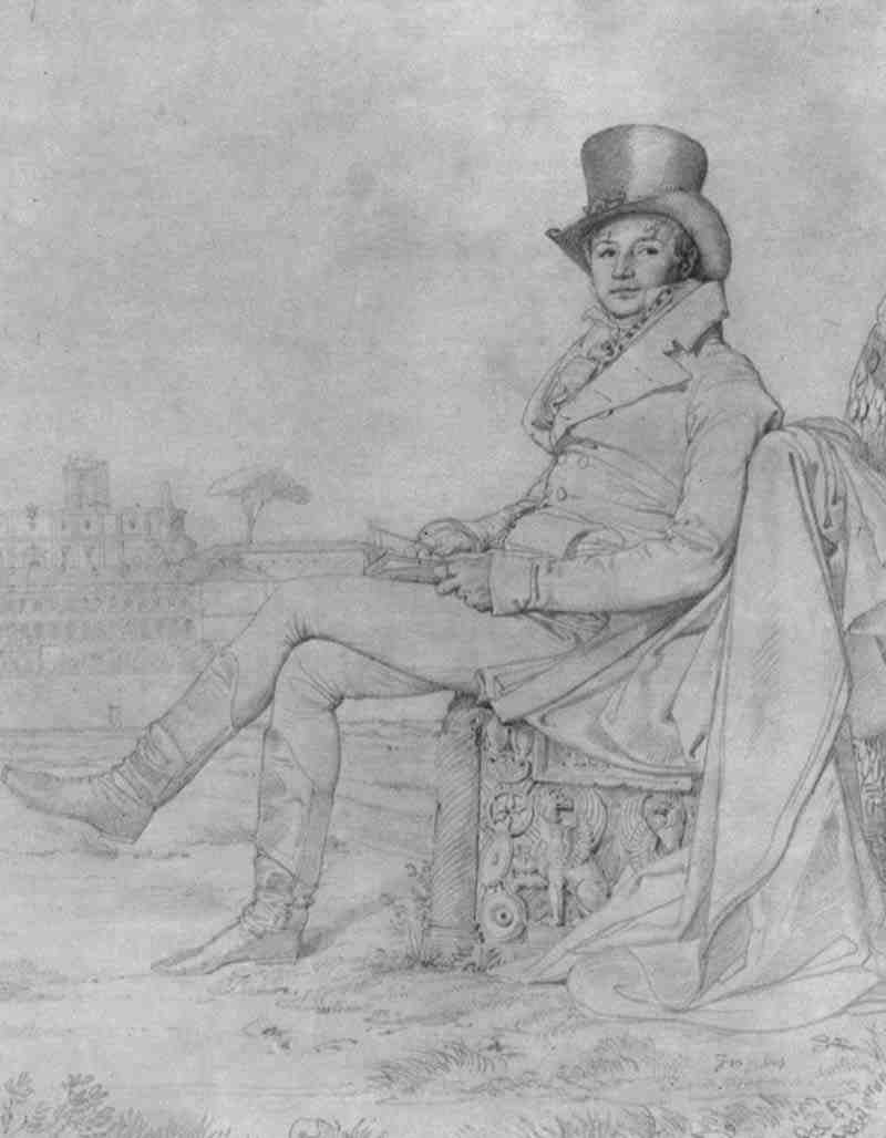 Portrait of Lucien Bonaparte, Prince of Canino later, Jean Auguste Dominique Ingres