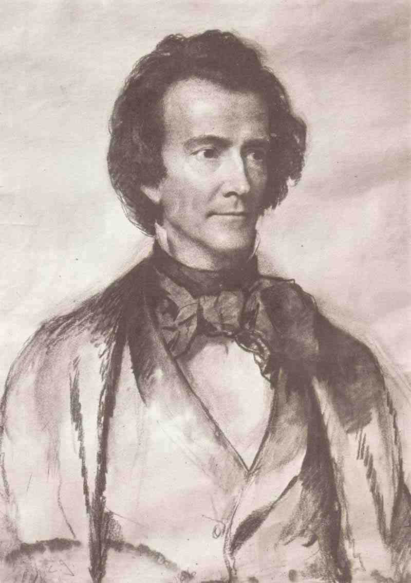 Portrait of the Minister Dobbin. Jonathan Eastman Johnson