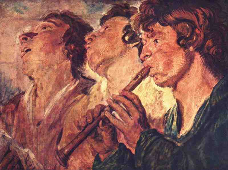 Three itinerant musicians, Jacob Jordaens
