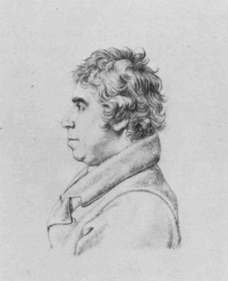 Portrait of Johann Martin von Rohden. Johann Adam Klein