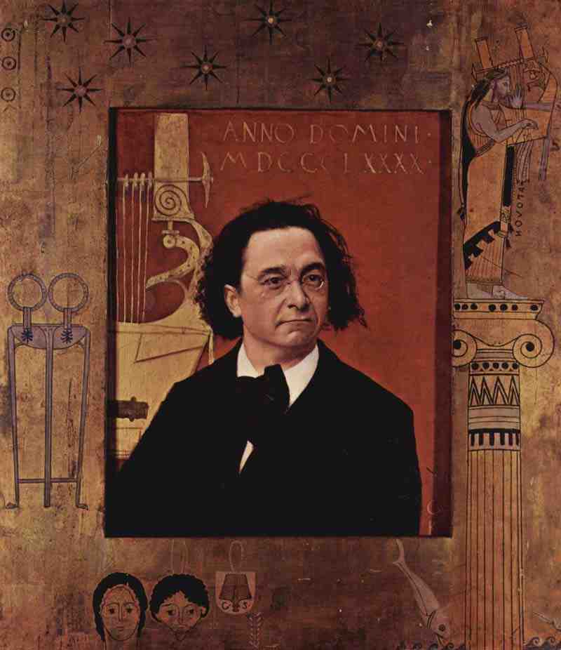 Portrait of the pianist Joseph Pembauer, Gustav Klimt