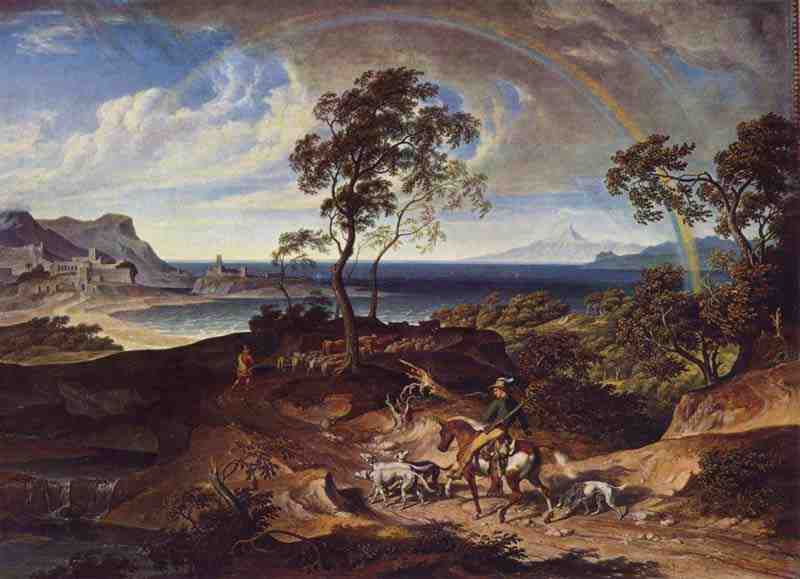 Landscape after a storm, Joseph Anton Koch