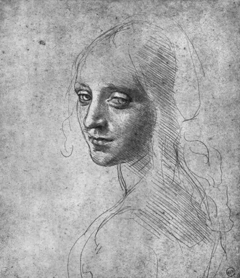 Head of an Angel, Leonardo da Vinci