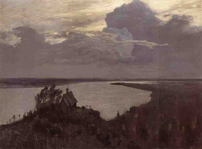 Over the eternal peace. Isaac Ilich Levitan
