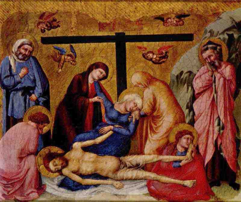 Lamentation of Christ. Ugolino Lorenzetti