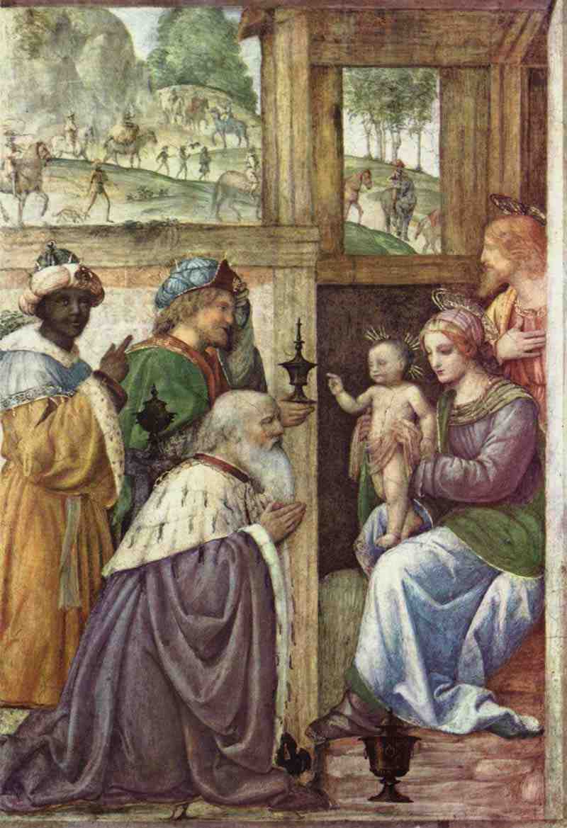 Adoration of the Magi. Bernardino Luini