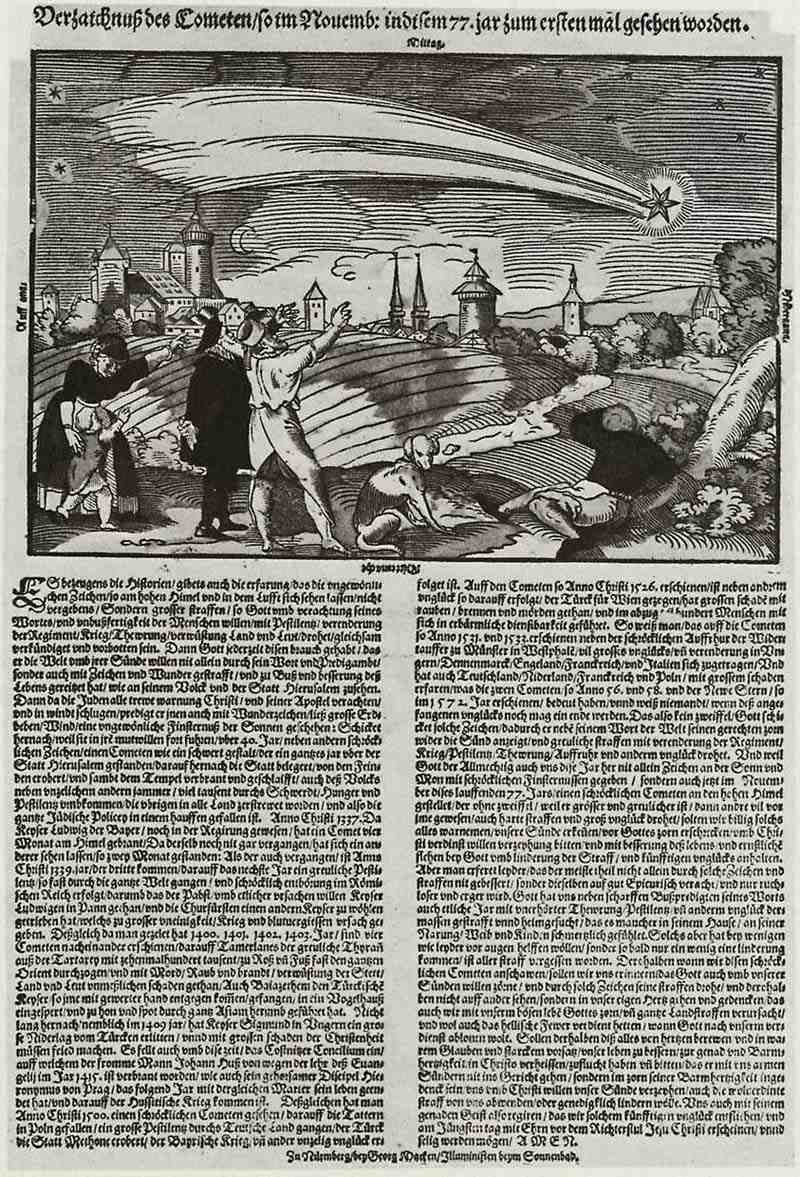 Comet over Nuremberg in November 1577, Georg Mack the Elder