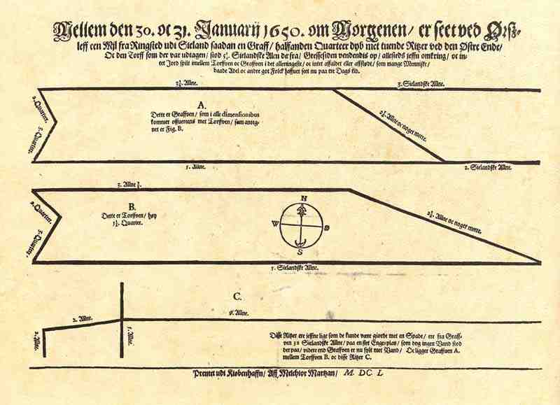 Leaflet with report of the discovery of a tomb. Melchior Martzan (version)