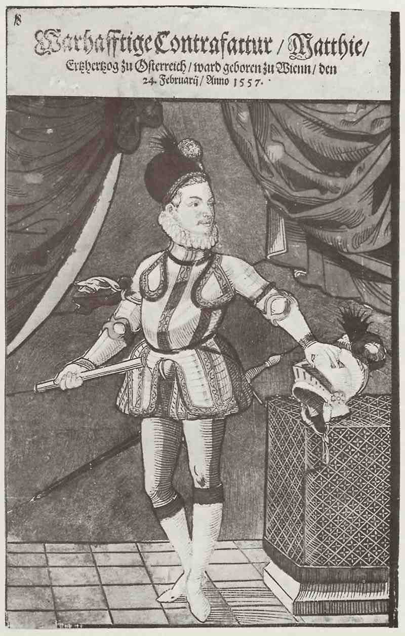Portrait of Archduke Matthias of Austria. Lucas Mayer