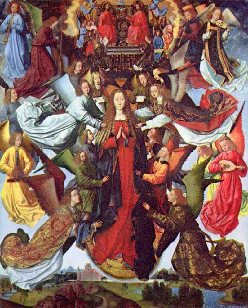 Mary as Queen of Heaven. Master of the Legend of Saint Lucy