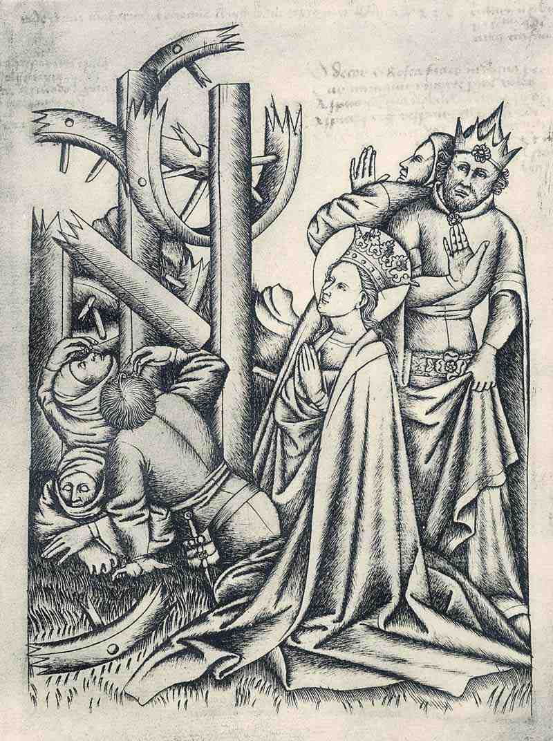 The Martyrdom of St. Catherine. Master of the Playing Cards