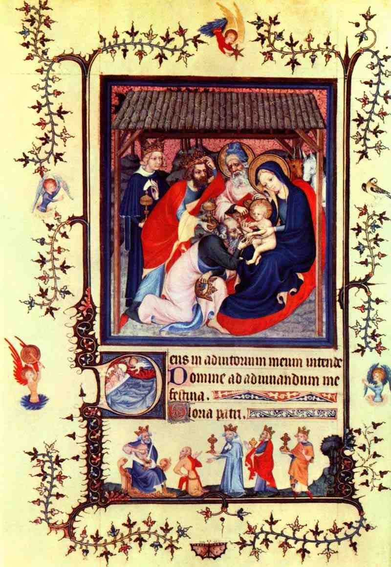 Adoration of the Magi. Master of the Parament of Narbonne (circle)