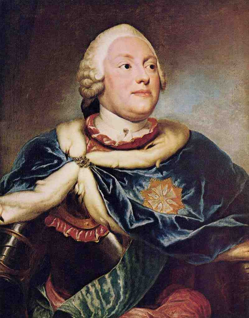 Portrait of the Elector Friedrich Christian. Anton Raphael Mengs