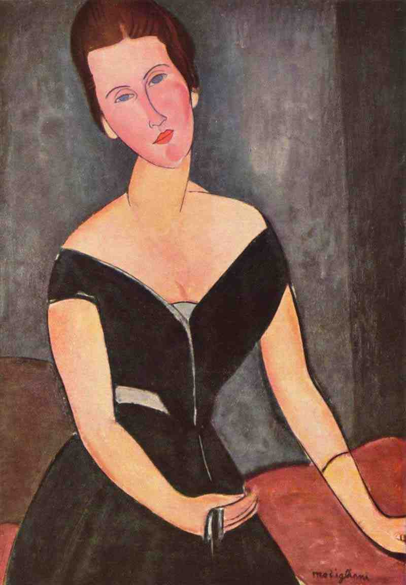 Portrait of Mrs van Muyden. Amedeo Modigliani