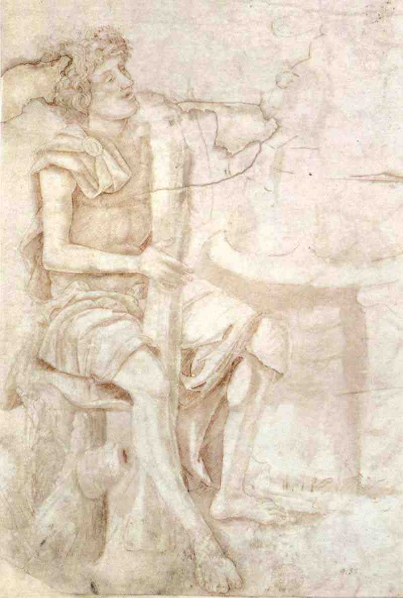 Seated Nude, fragment. Bernardo Parentino