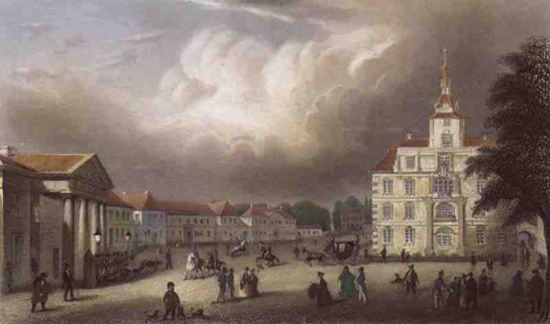 Oldenburg, Schlossplatz. Albert Henry Payne