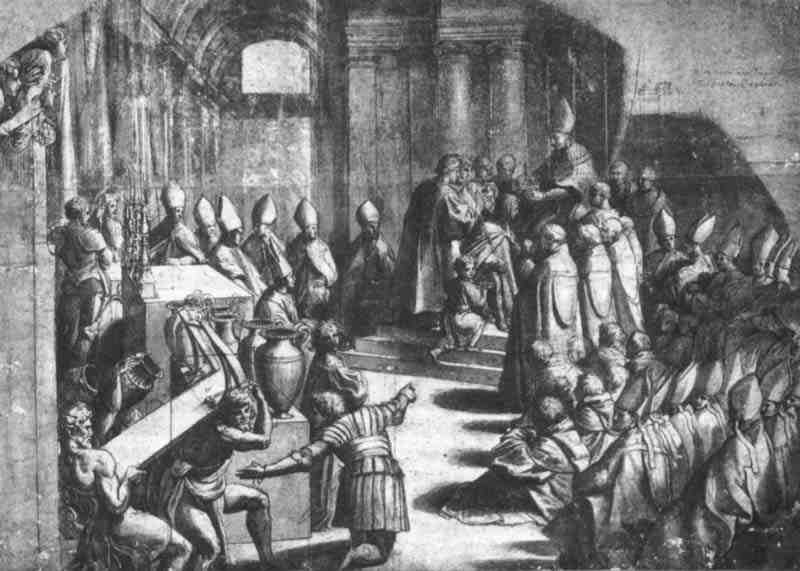Coronation of Charlemagne, Giovanni Francesco Penni