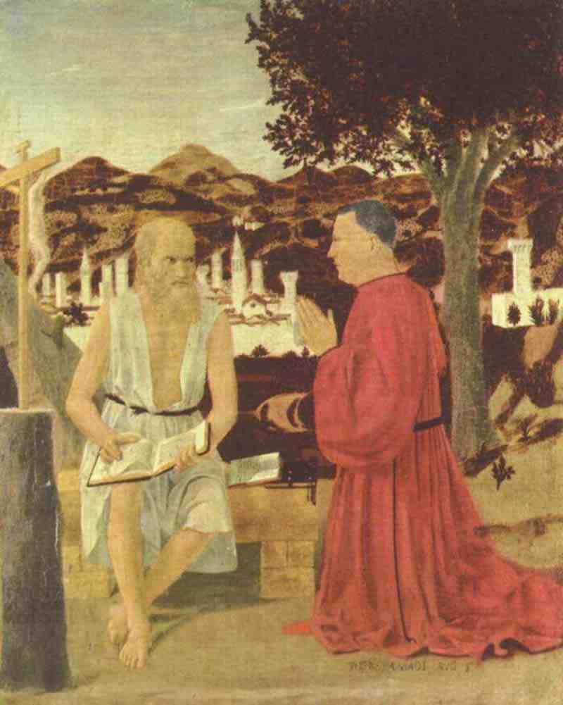 St. Jerome and a donor, Piero della Francesca
