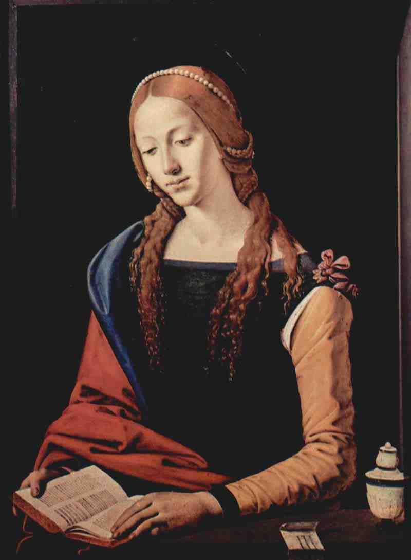 Reading Mary Magdalene, Piero di Cosimo