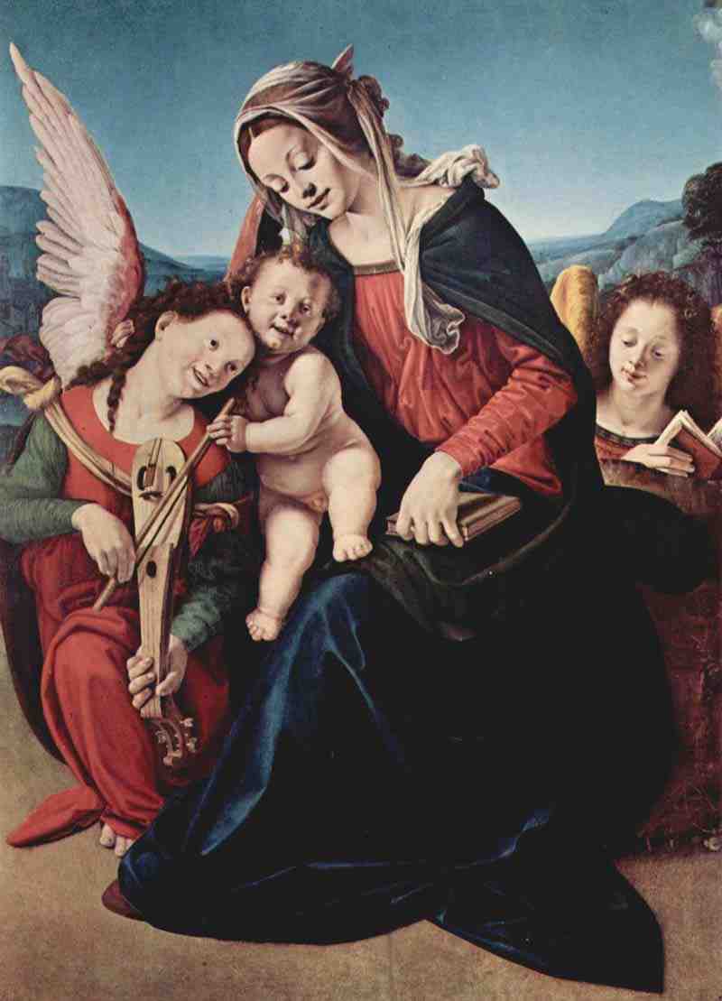 Madonna and angels, Piero di Cosimo