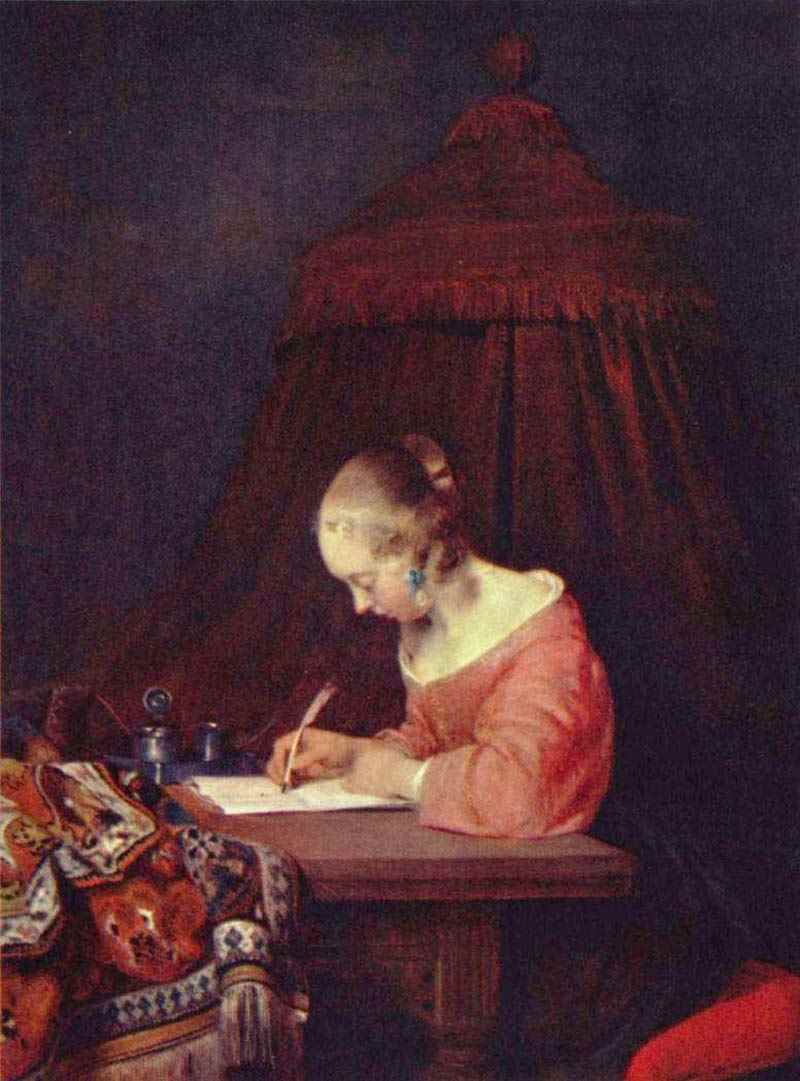 Letter writer. Gerard ter Borch the Younger