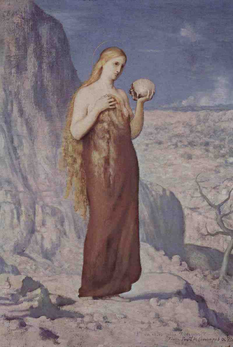 St. Mary Magdalene in the desert. Pierre-Cécile Puvis de Chavannes
