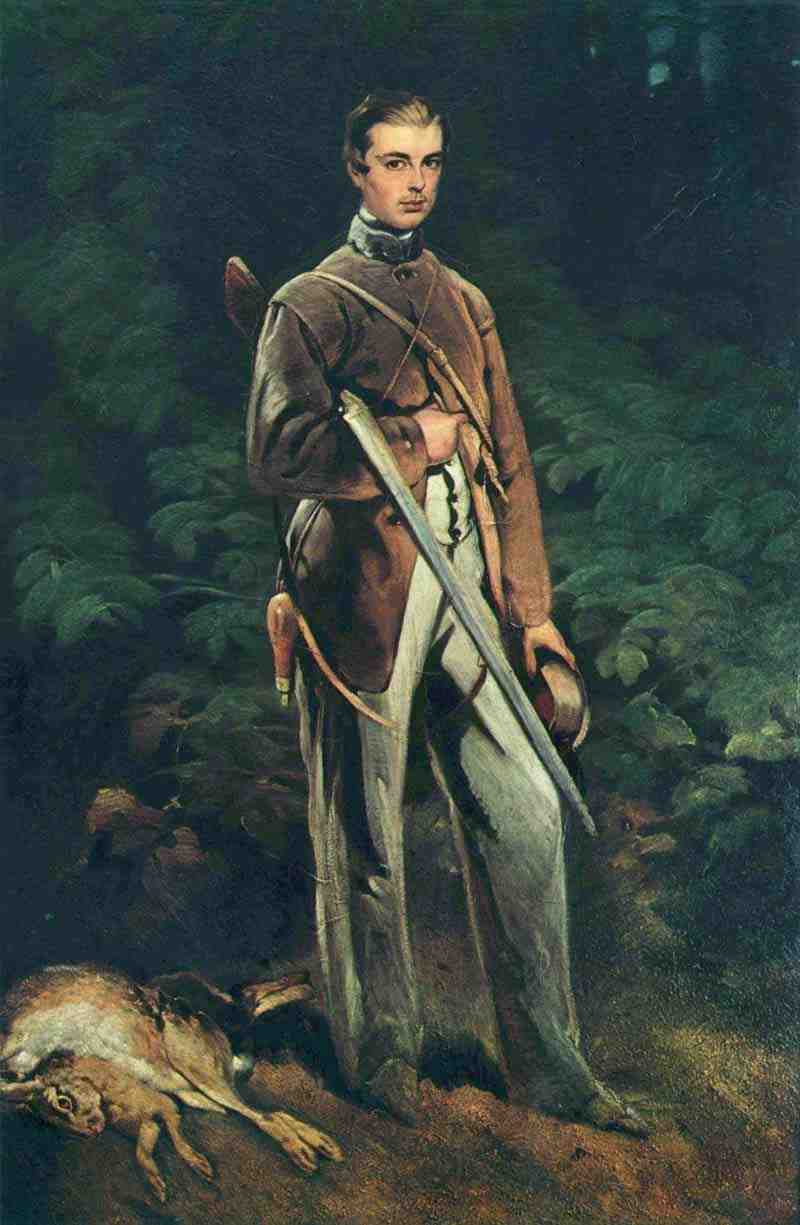 Portrait of Max von Fabrice. Louis Ferdinand von Rayski
