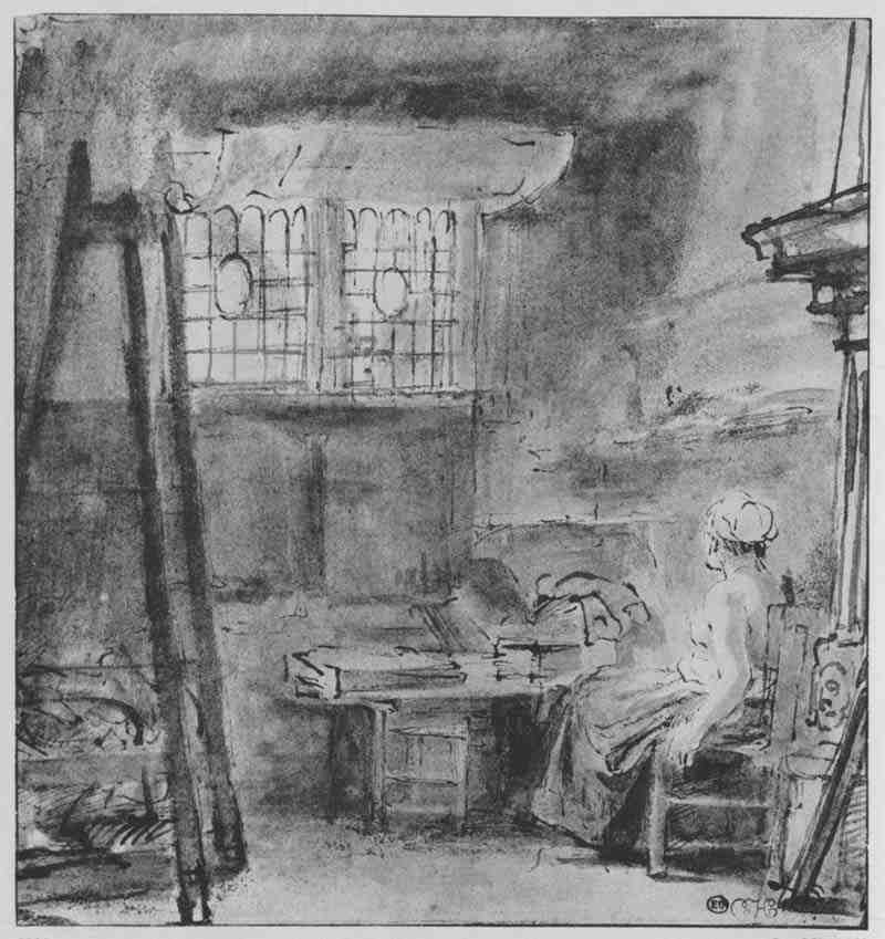 Rembrandt's studio, Rembrandt Harmensz. van Rijn