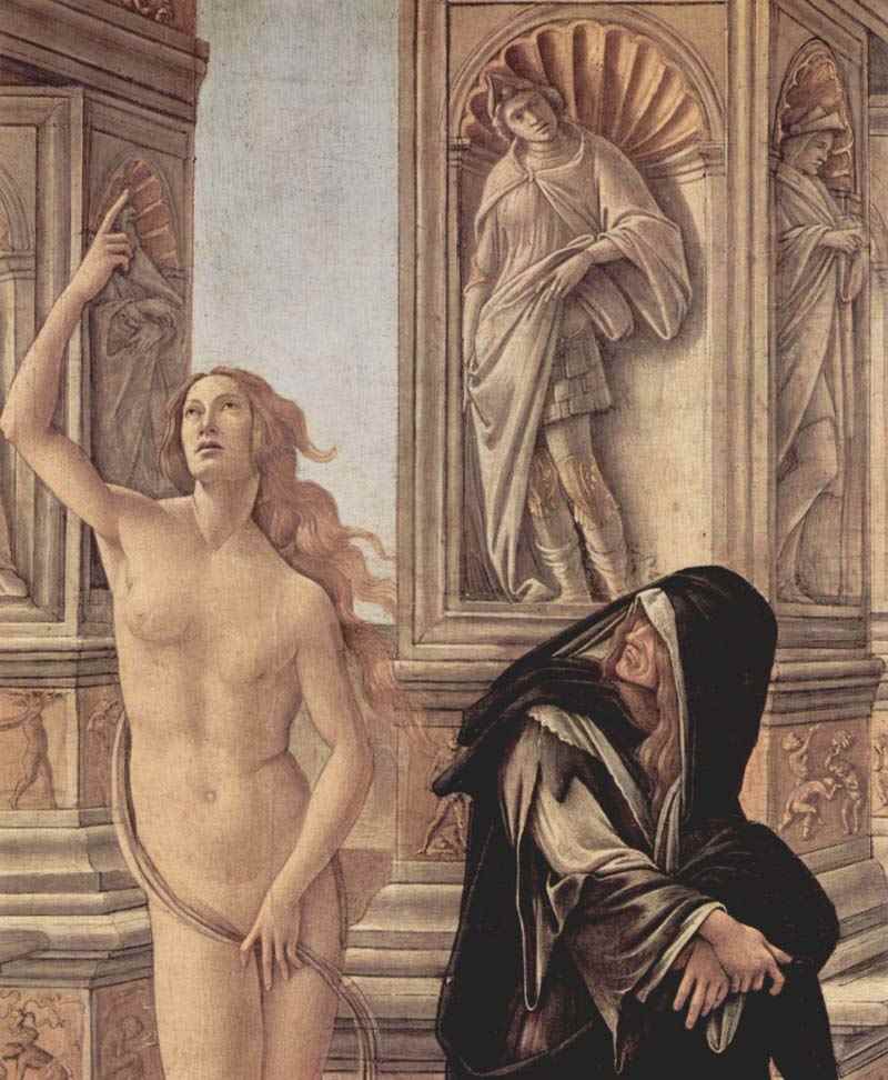 Defamation, detail. Sandro Botticelli