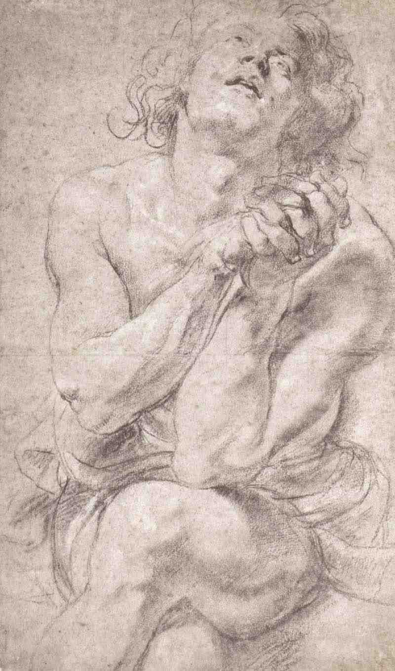 Study of Daniel in the lions' den, Peter Paul Rubens
