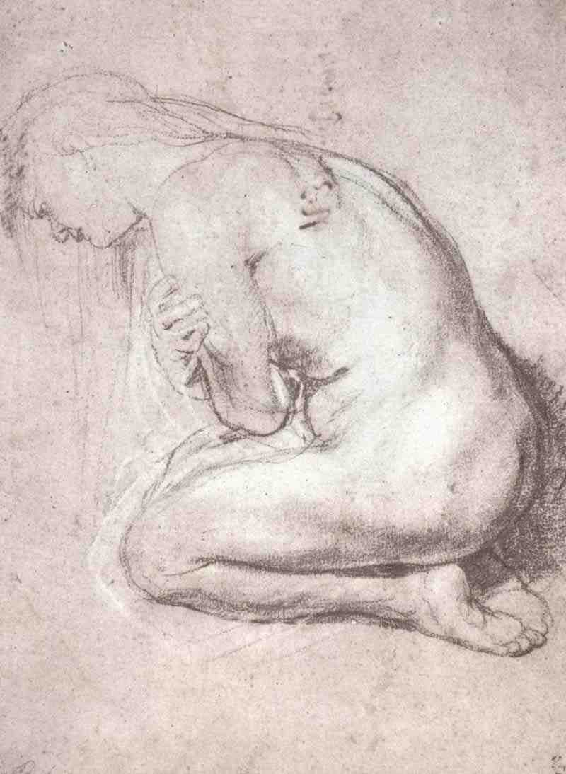 Study for a St. Mary Magdalene, Peter Paul Rubens
