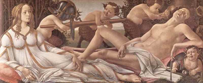 Venus and Mars. Sandro Botticelli