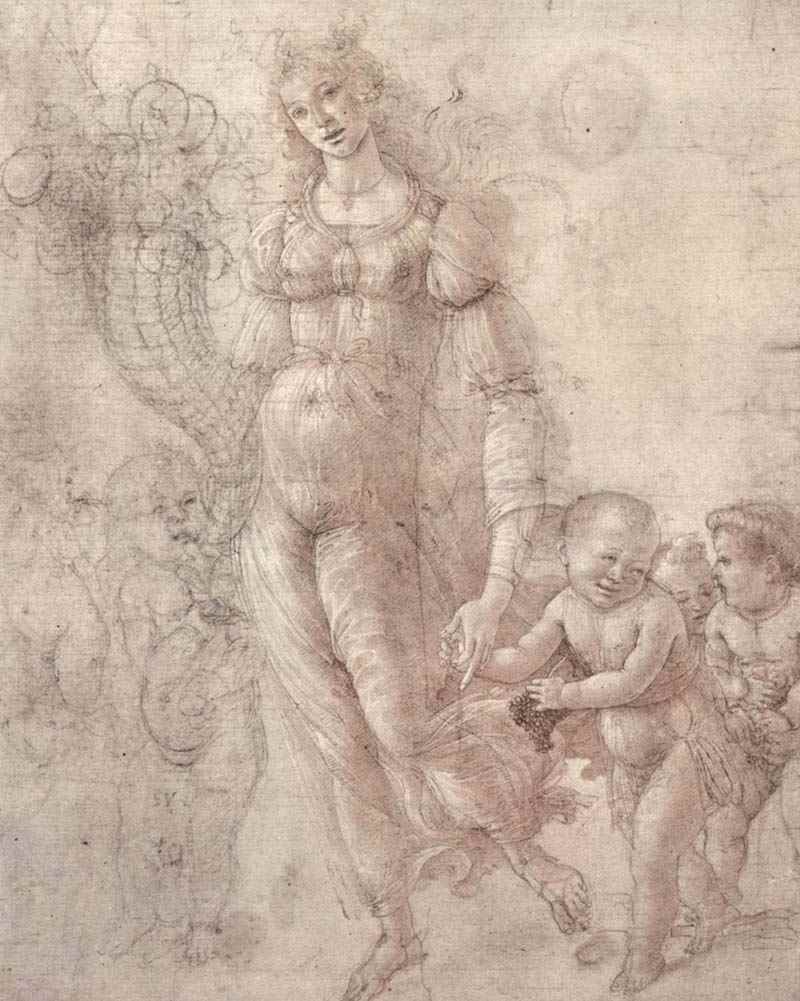 Allegory of fertility or of autumn. Sandro Botticelli