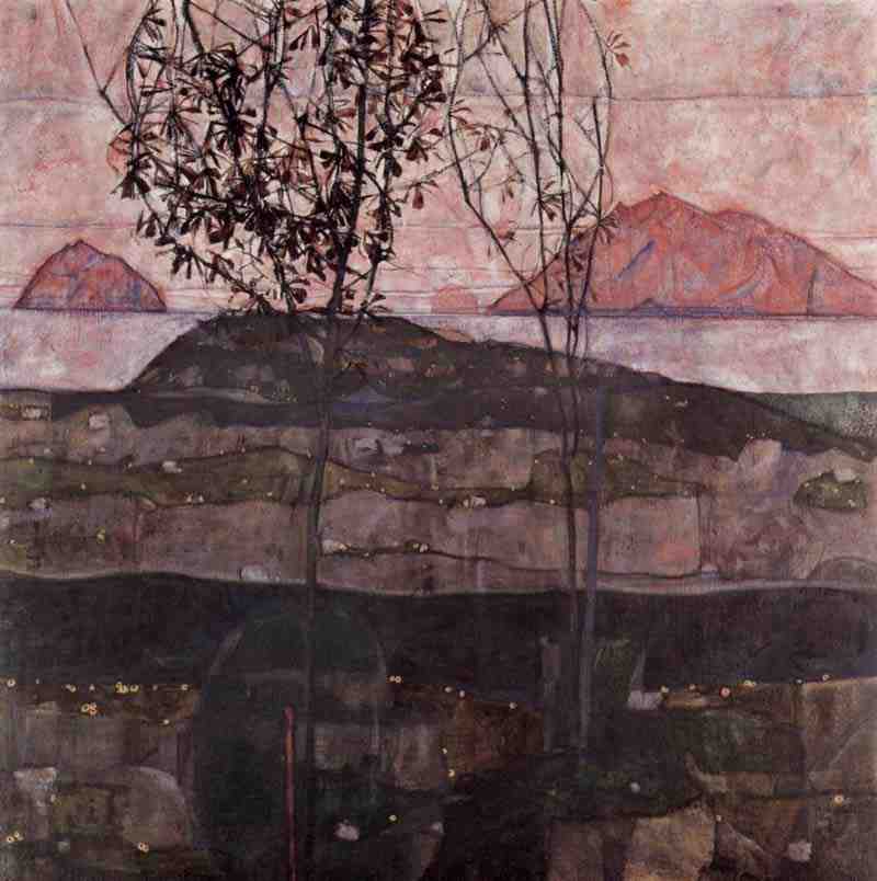 Setting Sun, Egon Schiele