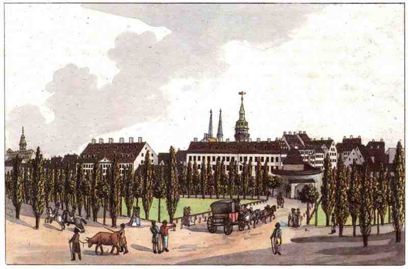 Leipzig, Halle Gate. Carl Benjamin Schwarz
