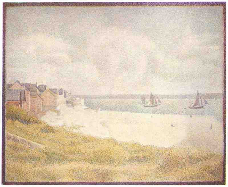 Le Crotoy, downstream, Georges Seurat