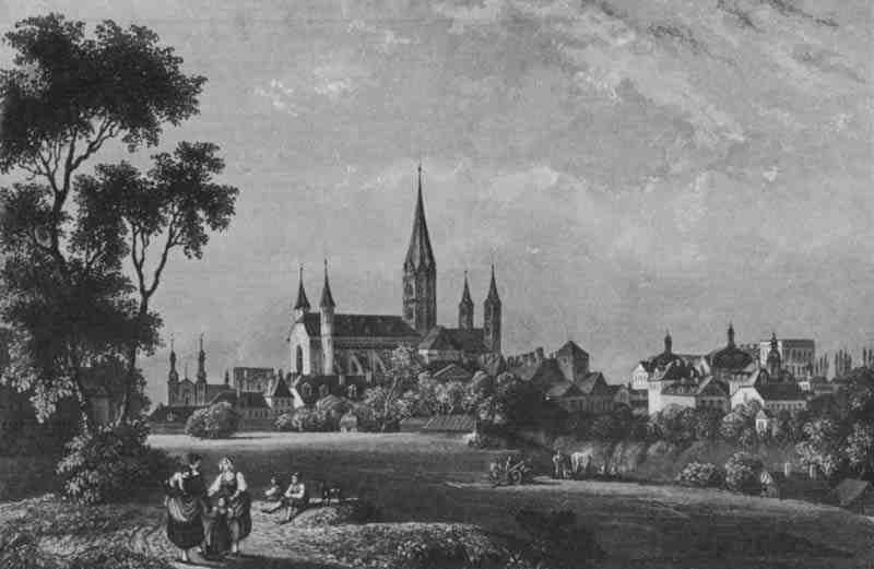 Bonn, Münster and view Jesuit Church of the Southwest. Johann Jakob Tanner