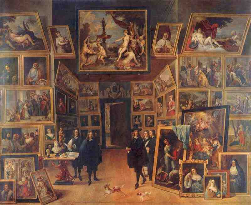 Gallery of Archduke Leopold Wilhelm in Brussels. David Teniers the Younger