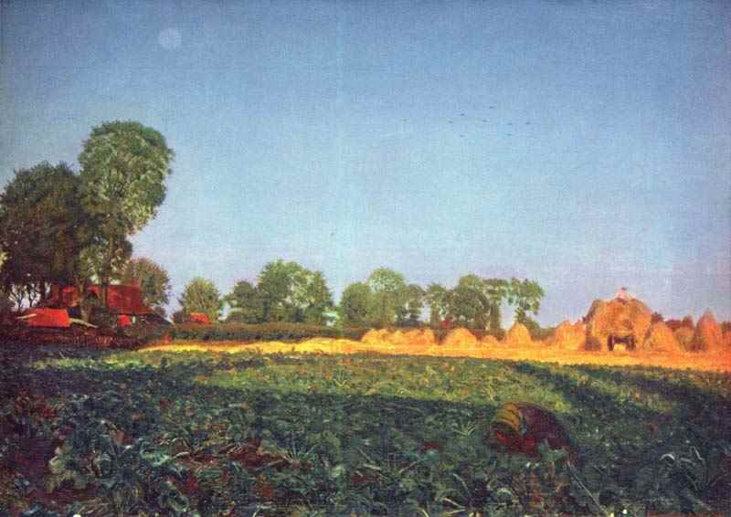 At the grain harvest, Ford Madox Brown