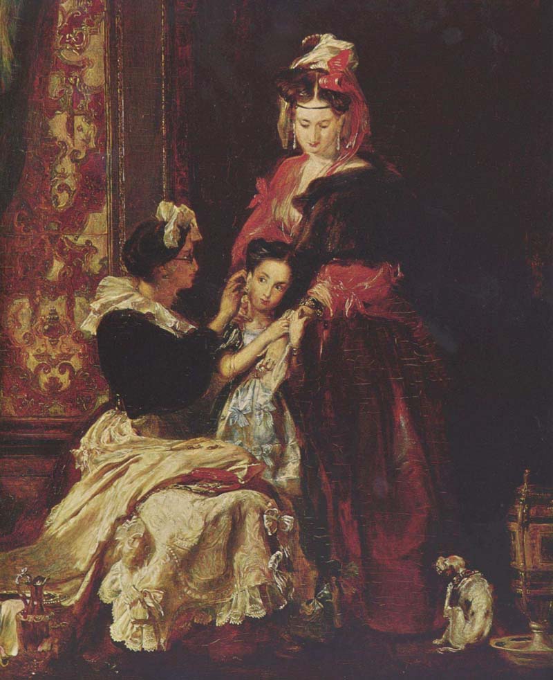 The first earring. Sir David Wilkie
