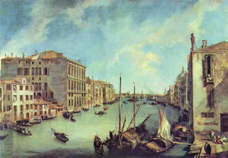 Il Canale Grande a San Vio, Canaletto (II), Giovanni Antonio Canal